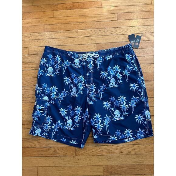 NEW Big & Tall Mens Size 3x Chaps Swim Trunks Shorts - Picture 1 of 5